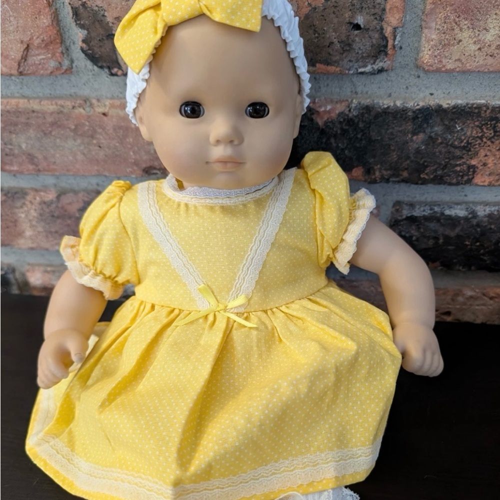 Bitty Baby size yellow outfit